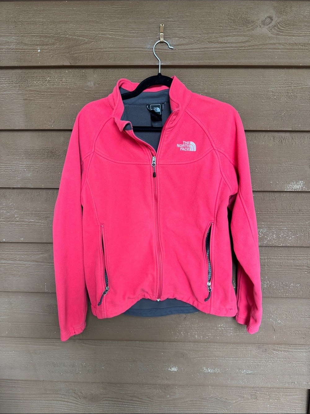 The North Face Women's Melon Fleece Jacket with Zip Pockets size Large